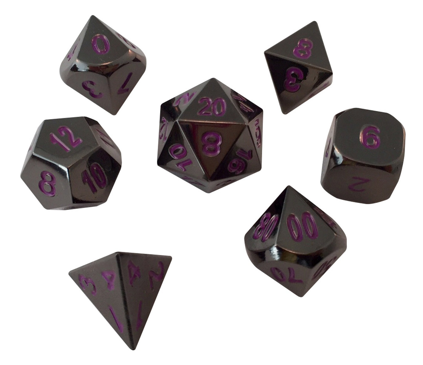 Black Metal RPG Dice for DND