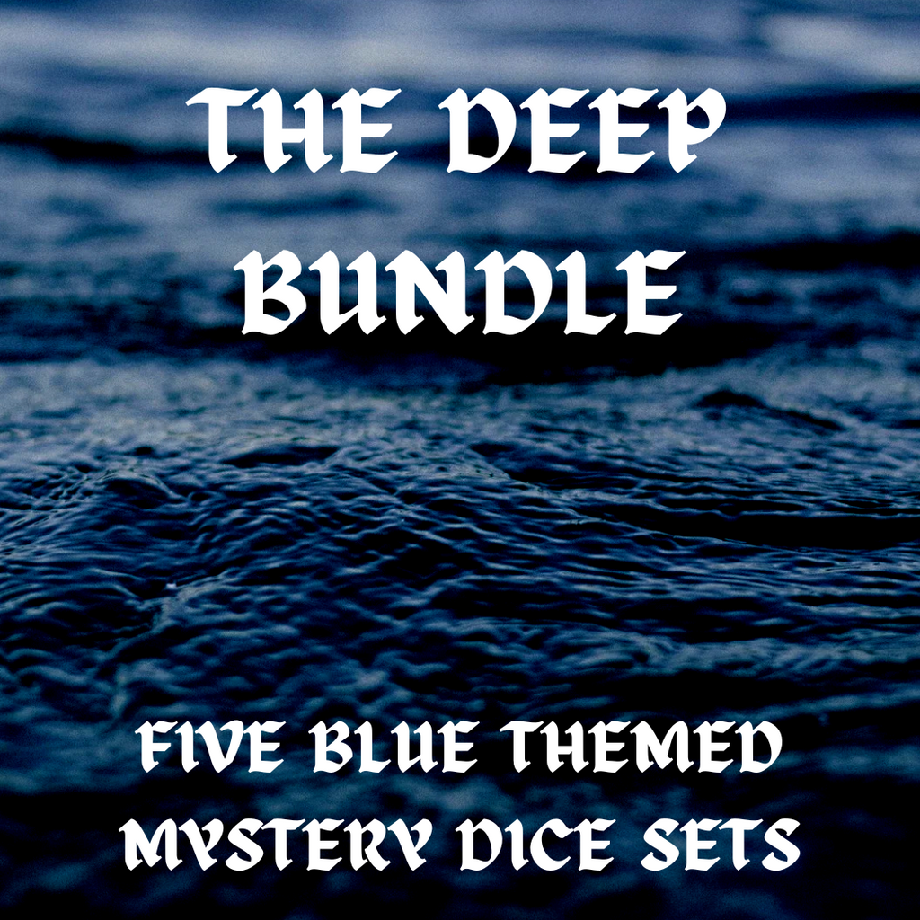 Deep Bundle - 5 Pack Blue Themed - Mystery Dice Sets