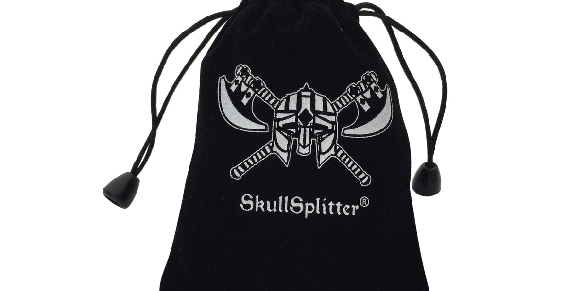 Small SkullSplitter Velvet Bag — SkullSplitter Dice